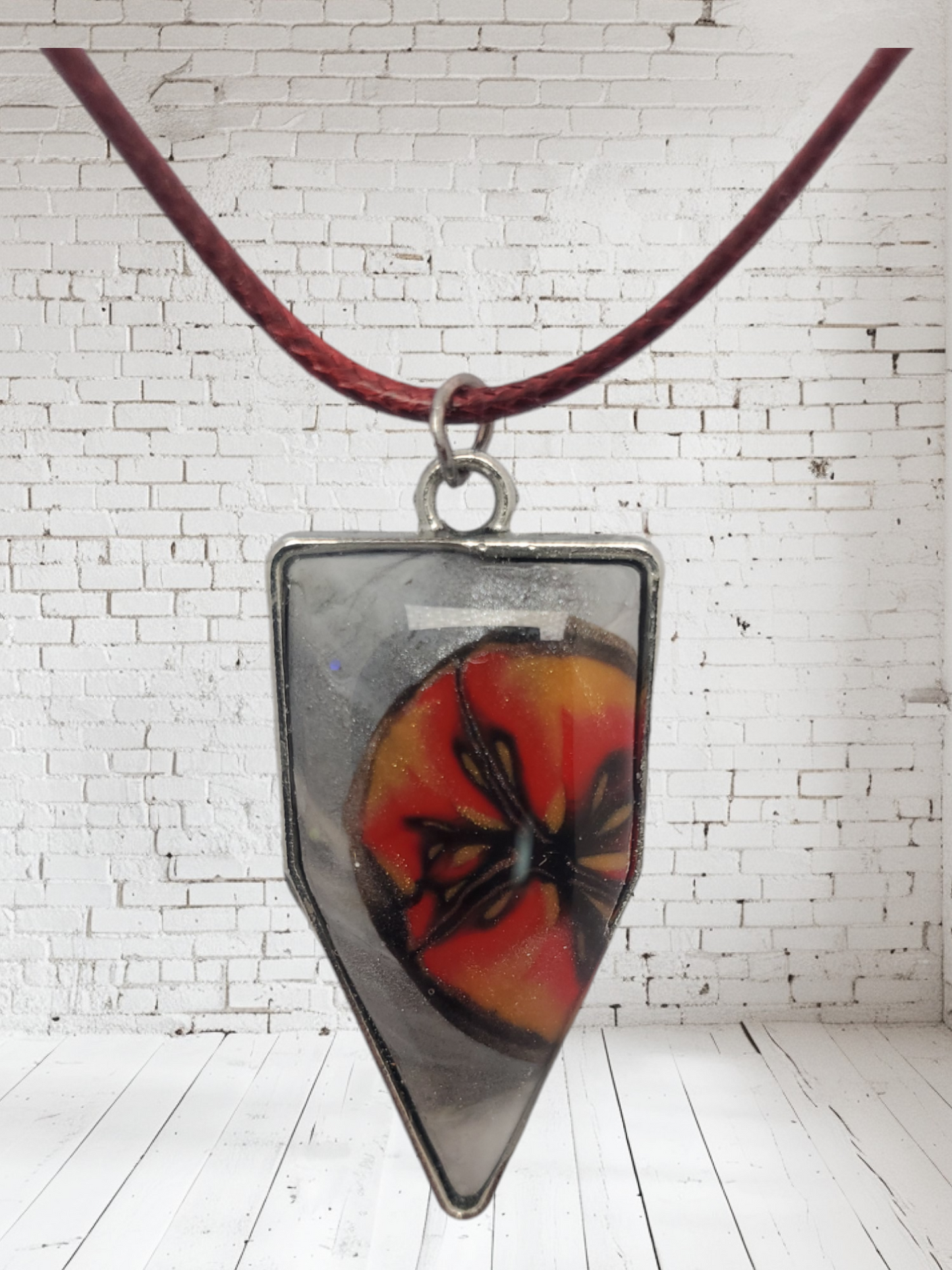 Autumn Burst Pendant Necklace